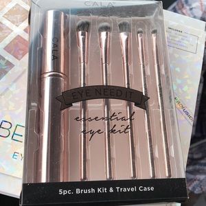 Cala Essential Eye Brush Set of 5 with case